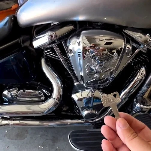 Fast Key Replacement for Kawasaki Motorcycles Kawasaki Vulcan Key Creation locksmith video in Las Vegas, NV